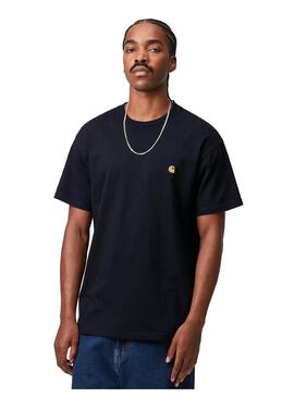 Camiseta Hombre Carhartt WIP Chase Marino