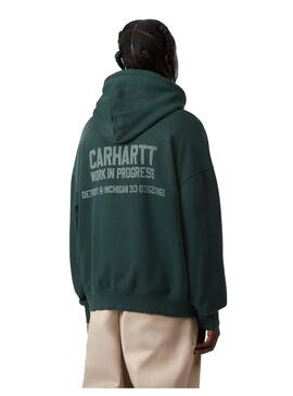 Sudadera Hombre Carhartt WIP Distance Verde