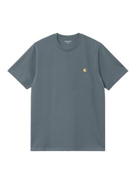 Camiseta Hombre Carhartt WIP Chase Azul