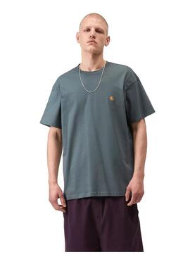 Camiseta Hombre Carhartt WIP Chase Azul