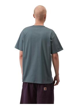 Camiseta Hombre Carhartt WIP Chase Azul
