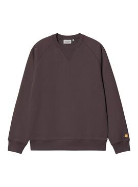Sudadera Hombre Carhartt WIP Chase Marrón
