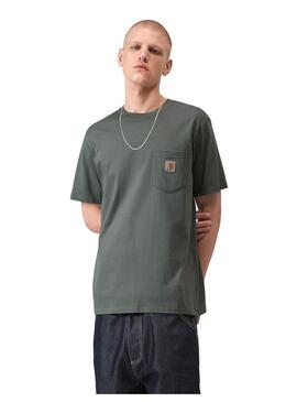 Camiseta Hombre Carhartt WIP Pocket Verde