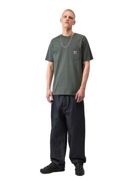 Camiseta Hombre Carhartt WIP Pocket Verde