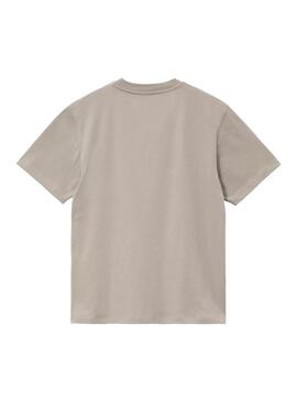 Camiseta Mujer Carhartt WIP Pocket Tostado