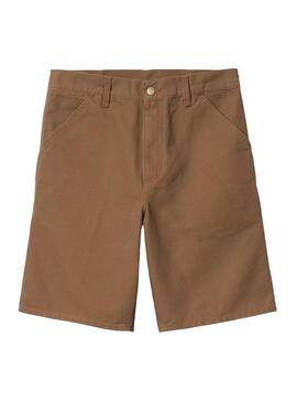 Bermuda Hombre Carhartt WIP Single Knee Marron