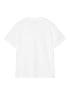 Camiseta Mujer Carhartt WIP Pocket Heart Blanca