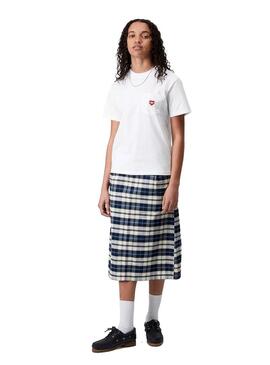 Camiseta Mujer Carhartt WIP Pocket Heart Blanca