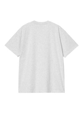 Camiseta Hombre Carhartt Wip III Gris Azul