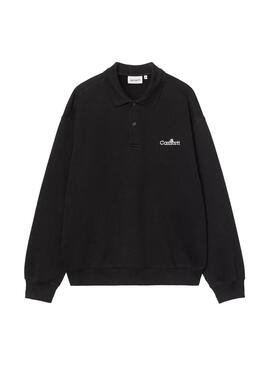 Sudadera Polo Hombre Carhartt Wip Label Negro