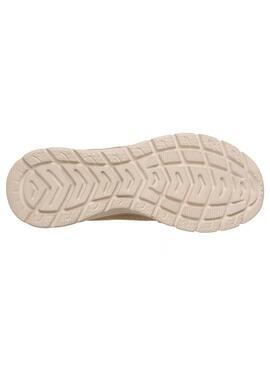 Zapatilla Mujer Skechers Fashion Fit Beige
