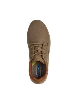 Zapatilla Hombre Skechers Garlan Fitz Marrón
