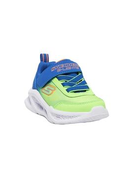Zapatilla Baby Skechers S Lights Krendox Verde