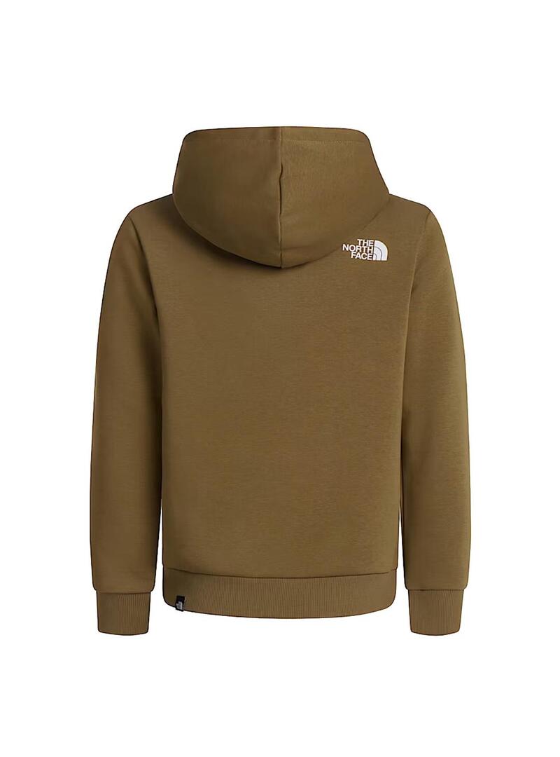 Sudadera Niño The North Face Simple Done Verde