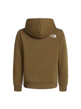 Sudadera Niño The North Face Simple Done Verde