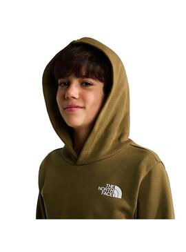 Sudadera Niño The North Face Simple Done Verde