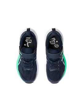 Zapatilla Niño/a Asics Gt-1000 Azul Verde