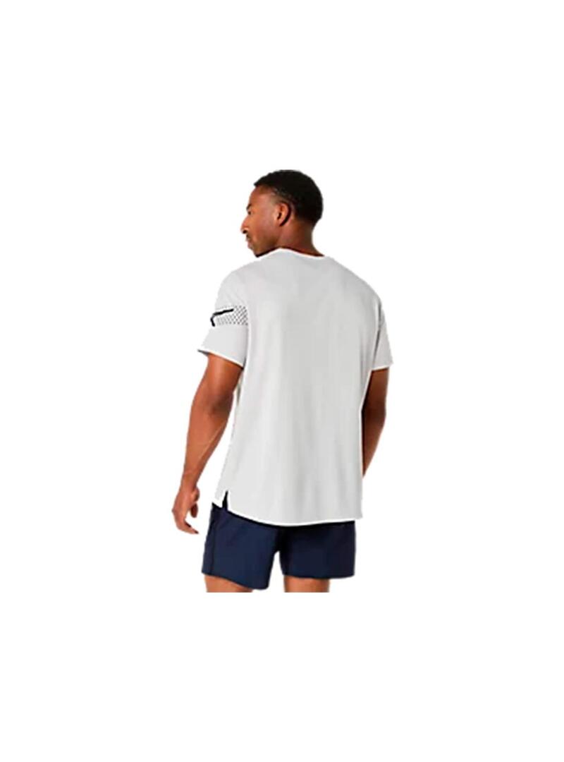 Camiseta Hombre Asics Icon Ss Top Gris
