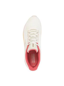 Zapatilla Mujer Skechers Go Run Beige/Rosa