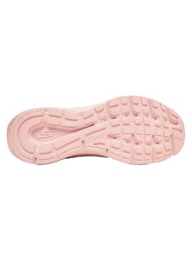 Zapatilla Mujer Skechers Go Run Beige/Rosa
