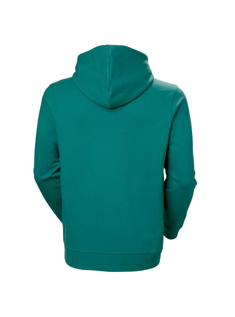 Sudadera Hombre Helly Hansen Box Hoodie Verde