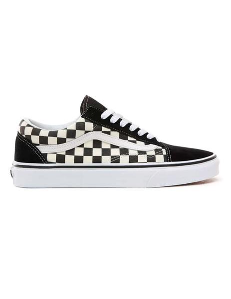 vans amarillas cuadros
