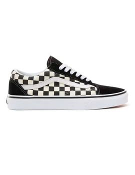 Zapatilla Unisex Vans Old Skool b/n cuadros