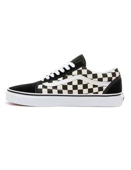 Zapatilla Unisex Vans Old Skool b/n cuadros