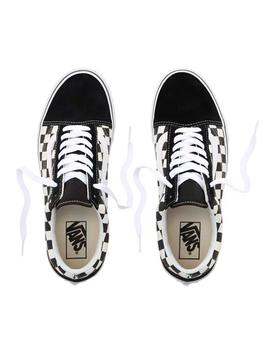 Zapatilla Unisex Vans Old Skool b/n cuadros