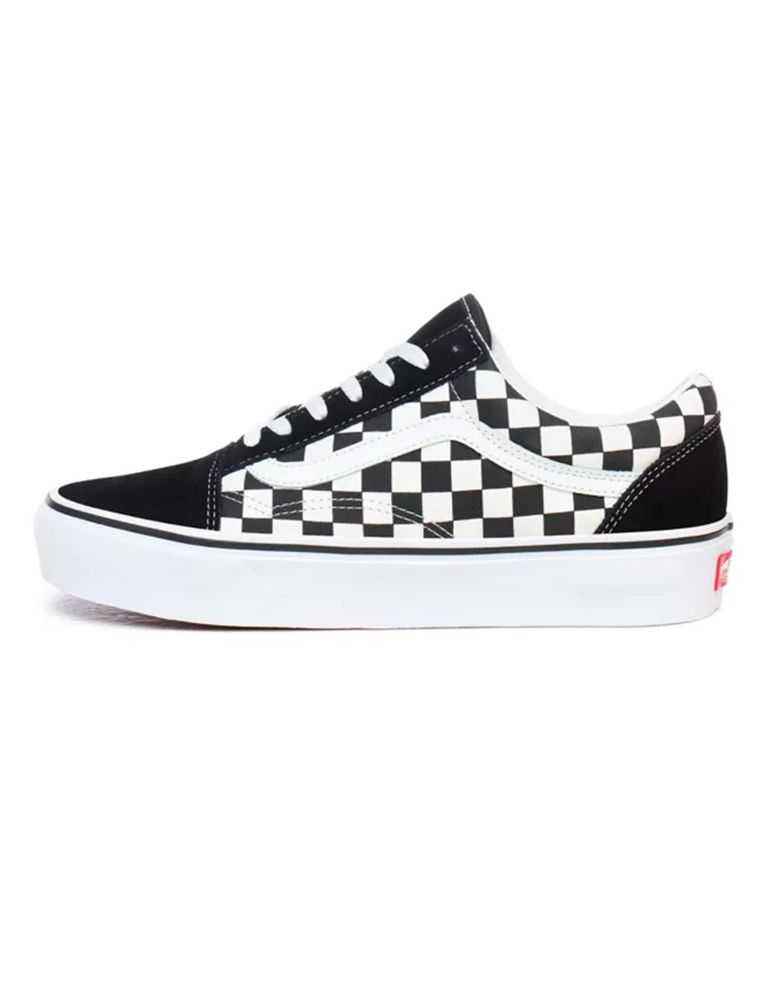 Zapatilla Mujer Vans Old Skool Platfor Cuadros