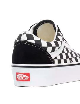 Zapatilla Mujer Vans Old Skool Platfor Cuadros