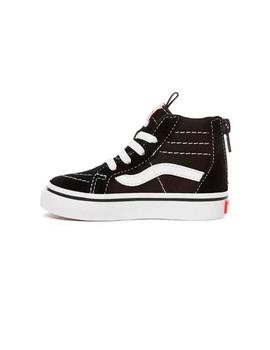 Zapatilla Niño Vans Sk8-Hi Zip Negra