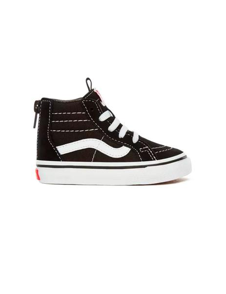 Zapatilla Niño Sk8-Hi Zip Negra