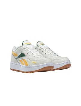 Zapatilla Mujer Reebok Court Double Mix Amarilla