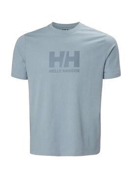 Camiseta Hombre Helly Hansen Logo Azul