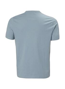 Camiseta Hombre Helly Hansen Logo Azul