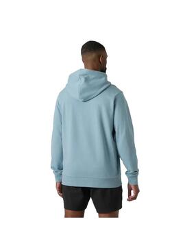 Sudadera Hombre Helly Hansen Logo Hoodie Azul