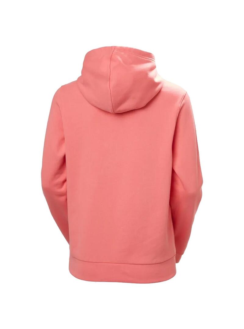 Sudadera Mujer Helly Hansen Logo Hoodie Coral