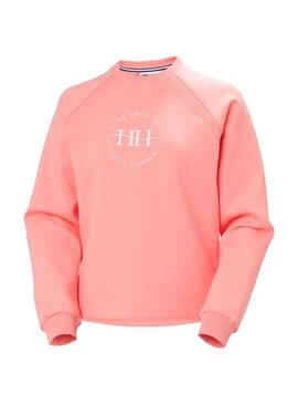 Sudadera Mujer Helly Hansen Capri Crew Coral