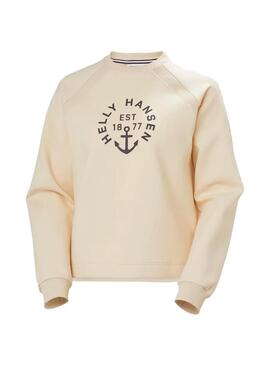 Sudadera Mujer Helly Hansen Capri Crew Crema