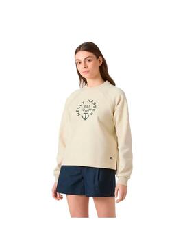 Sudadera Mujer Helly Hansen Capri Crew Crema