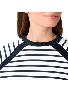 Sudadera Mujer Helly Hansen Capri Rayas Marino