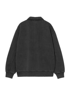 Sudadera Polo Hombre Carhartt WIP Half Zip Negro