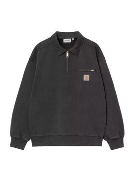 Sudadera Polo Hombre Carhartt WIP Half Zip Negro