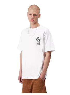 Camiseta Hombre Carhartt WIP Locked Blanca