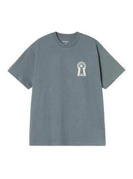 Camiseta Hombre Carhartt WIP Locked Azul
