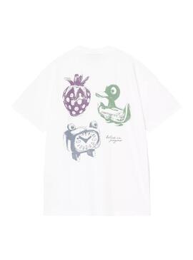 Camniseta Hombre Carhartt WIP Forma Blanca