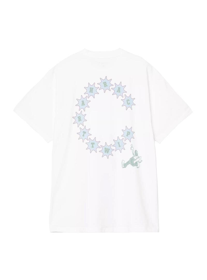 Camiseta Hombre Carhartt WIP C Trip Blanca