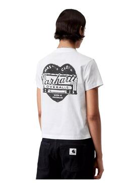 Camiseta Mujer Carhartt WIP Garbie Blanca