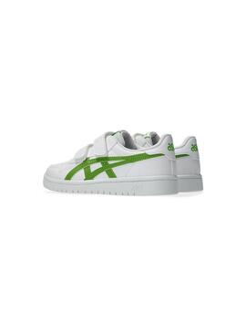 Zapatilla Niño/a Asics Japan BLanca Verde